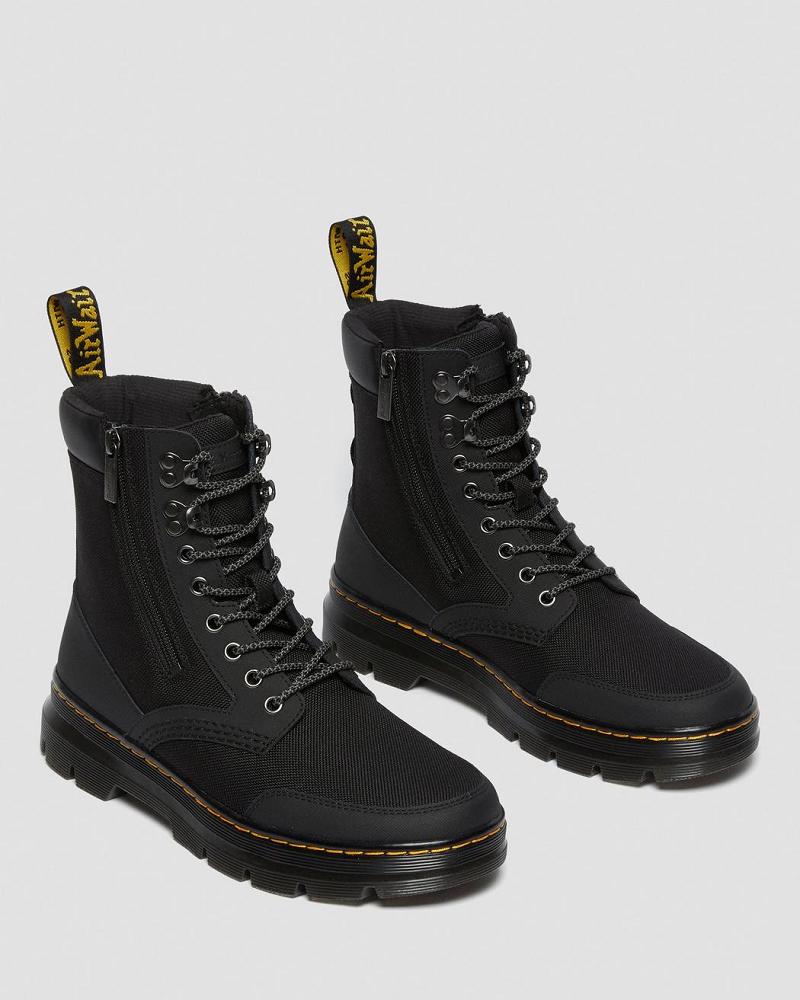 Dr Martens Combs Zip Ankelstøvler Dame Sort | DK 56OKI